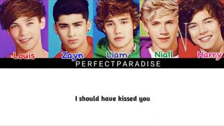 I should have kissed you - One Direction (Color Coded Lyrics) (sped up)