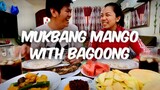 Mukbang Mango with Bagoong - Let's Eat at Home, Enjoy! 4K HD