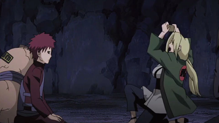 Tsunade dan Gaara main saringan, Gaara curang, lucu banget "Naruto"