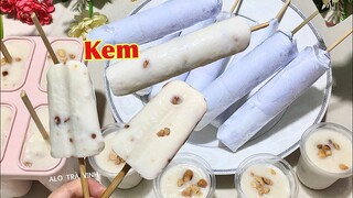 KEM DỪA SỮA- Tuổi thơ ùa về cùng món giải khát tuyệt, vừa Ngon và Đơn Giản với khuôn tự làm