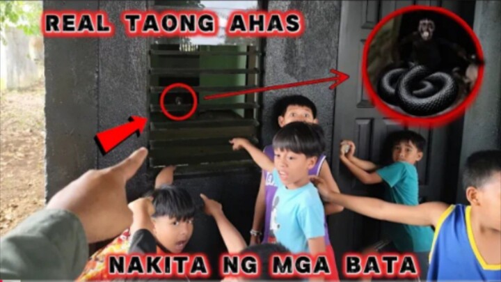 NAGULANTANG ANG MGA BATA SA NAKITANG TAONG AHAS SA LOOB NG BAHAY NA ITIM || PART 1