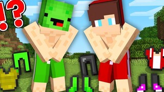 JJ ถอดเสื้อผ้าของ Mikey เล่นตลกใน Minecraft Challenge Prank (Maizen Maizen Maizen)