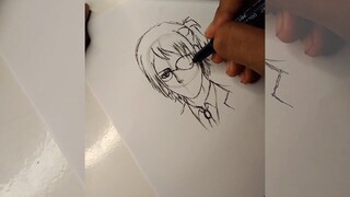 hanji ❤️ /tutorial gambar hanji dari attack on Titan ✨