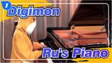 [Digimon] Two Digimon Popular Songs「Butter-Fly & Brave Heart」Emotional  Ru's Piano_1