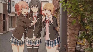 [It starts with Oregairu and ends with Oregairu]