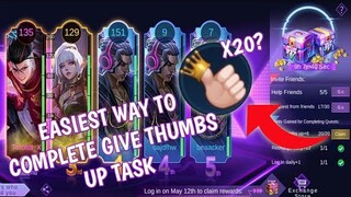 How to get more score fast easiest way to complete give thumbs up task 515 carnival event