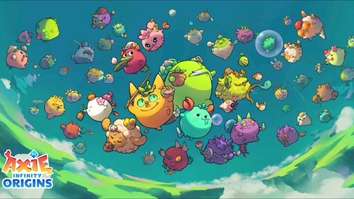 Axie Infinity Origins Season 5 Meta Anemone Nimo (Aqua)