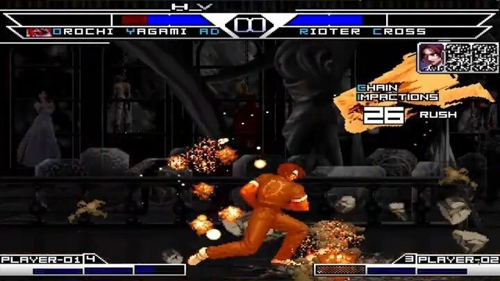 Rioter Cross Kyo Combo + Ultimate Move #ioriyagami #kofmugen #kof15 #kof