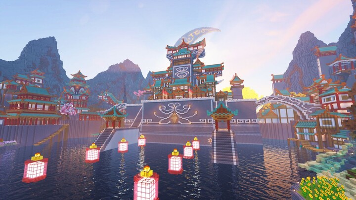 MC Lan Yinsheng Selamat】 Bulan Perak dan Air Jernih, Istana Katak Jembatan Emas - Paviliun Lanyue