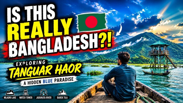 Is This Really Bangladesh? 🇧🇩 | Exploring Tanguar Haor – A Hidden Blue Paradise