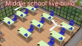 Middle school SPEED BUILT || SIMS FREEPLAY