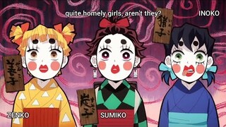 Wtf??😂🤣Tanjiro, Zenitsu, Inosuke are prostitutes.😂
