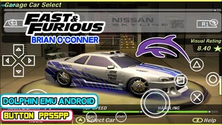 NFS UNDERGROUND 2 Di Android Dolphin Button PPSSPP Mod Nissan Brian O'Conner