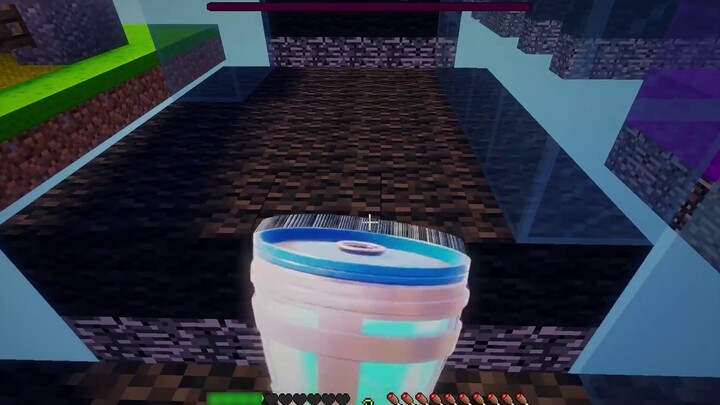 ★มายคราฟ★Minecraft "Zimin Double Black Hole Lucky Block Adventure"