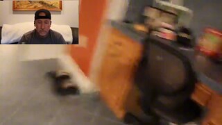 ANGRY BALD KID DESTROYS TV! Uncle Larry's Reaction