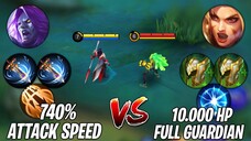 Moskov 500% Attack Speed Vs Masha Full Hp Regen - Mobile Legends