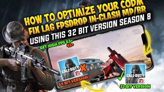 How To Optimize Your Gameplay In-Game Clash In Codm Season 8 Reduce Framedrop Lag Hang in Game-Clash