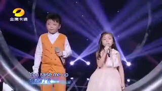 Napaka inosente ng boses nila,sarap sa tenga (You Raise Me Up)cover