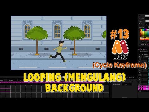 #13 Loop Background - Moho Pro Tutorial