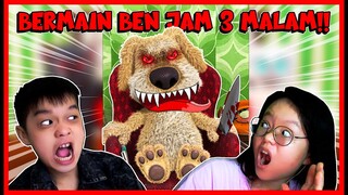 JANGAN BERMAIN TALKING BEN JAM 3 MALAM !! ATUN & MOMON KENA MENTAL !! Feat @MOOMOO Roblox RolePlay