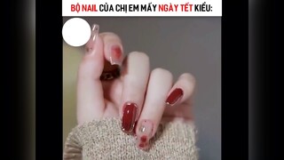 Bộ Nail đẹp đón Tết #nail