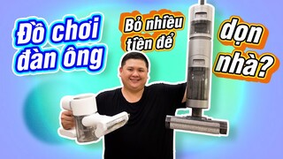 Lớn rồi thì mua đồ chơi gì? Mua đồ dọn nhà cho vợ chứ gì nữa