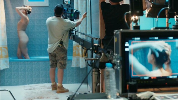 This is how shower gel ads are shot.