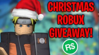 MASSIVE ROBUX GIVEAWAY | SHINDO LIFE CLIP COMPETITION #2 | Christmas Giveaway