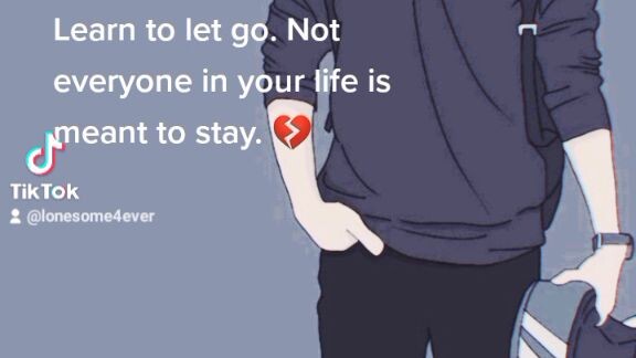 Learn to let go. 😢 #sad