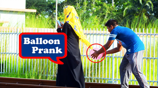 เล่นตลก Popping Balloon - ตอนที่ 01 ผสมกับการเล่นตลกเจาะยาง! ในอินเดีย