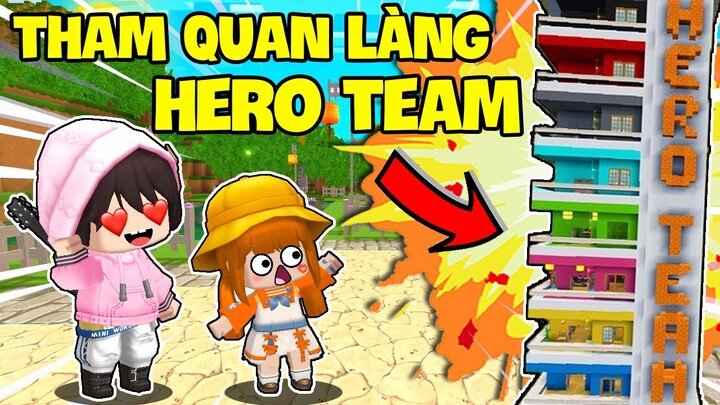 KEYD LẦN ĐẦU TIÊN THAM QUAN LÀNG HERO TEAM TRONG MINI WORLD