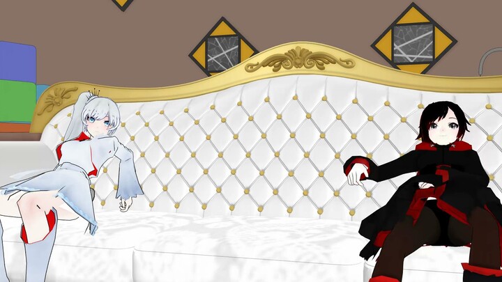 【RWBY沙雕向MMD3】weiss：总有人以为看了两集动漫就会说日语了