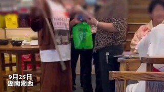 في 25 سبتمبر، في شيشيانغ بمقاطعة هونان، كانت امرأتان ترتديان الكيمونو وتتناولان الطعام في مطعم، فتقد