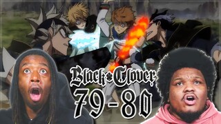 BLACK CLOVER JUST PEAKED! Black Clover - Episode 79 - 80 | Reaction