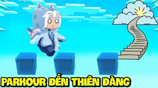 MEOWPEO LÊN THIÊN ĐÀNG??? THỬ THÁCH PARKOUR LÊN THIÊN ĐÀNG TRONG MINI WORLD MINI GAME
