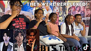 Africans react to BTS Tiktok Edits Compilation with their friends for the first time!