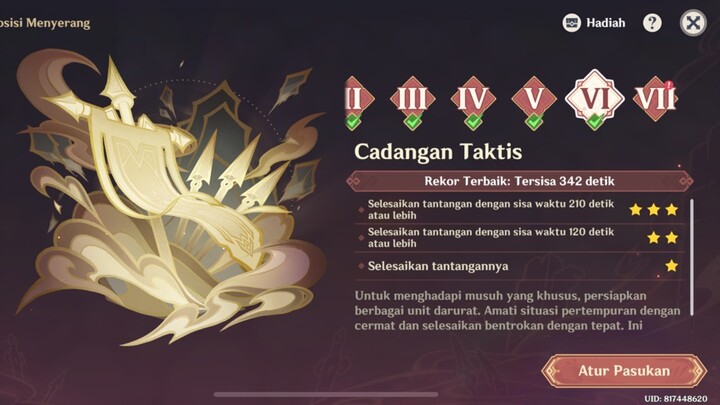 Genshin Impact “ Cadangan Taktis “