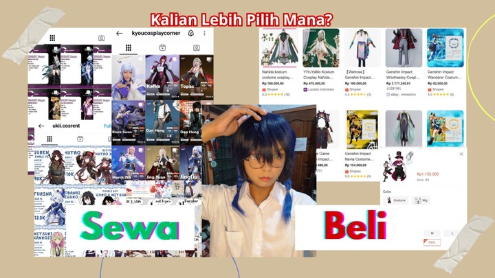 Plus dan Minus Sewa Kostum dan Beli Kostum