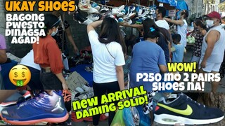 P250 lang!2 pairs SHOES na!BAGONG PWESTO DINAGSA AGAD!ukay shoes antipolo new arrival