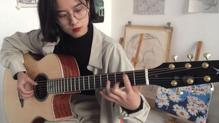 Cô gái cover "Love Yourself" của Justin Bieber bằng ghi-ta