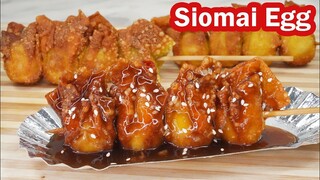 2 INGREDIENTS MERYENDA, Itlog ng pugo na siomai | SIOMAI EGG | KWEK-KWEK|  NEGOSYONG PATOK