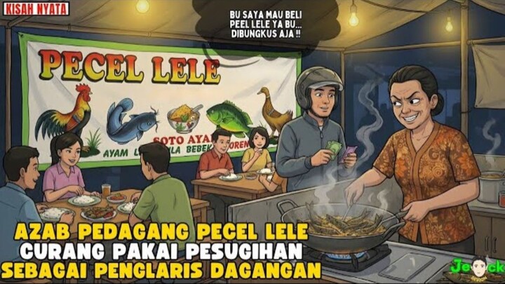 AZAB PEDAGANG PECEL LELE CURANG PAKAI PESUGIHAN SEBAGAI PENGLARIS DAGANGAN