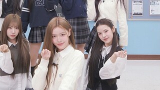 【izna】241127 School uniform version of debut song IZNA relay challenge!