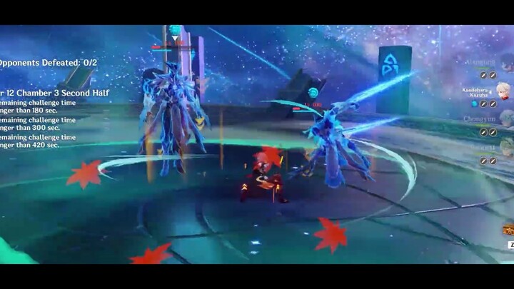 Kazuha hút nước cũng ghê vậy #genshinmoingay