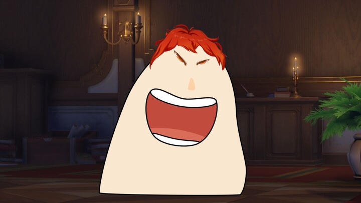 When Diluc watched the preview for version 4.4