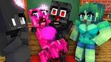 GIRLS LIFE VS MONSTER SCHOOL (FUNNY CHALLENGE) - Minecraft Animation