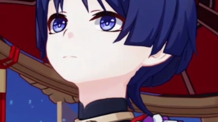 【Scaramouche】Click to watch the kitten blink