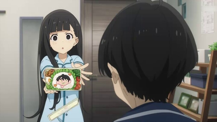 Rejecting the confession and kissing on the cheek?! The younger sister burrows into the bed and spea