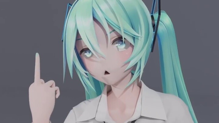 [MMD 初音ミク] Miku diminta kerja lembur oleh bosnya