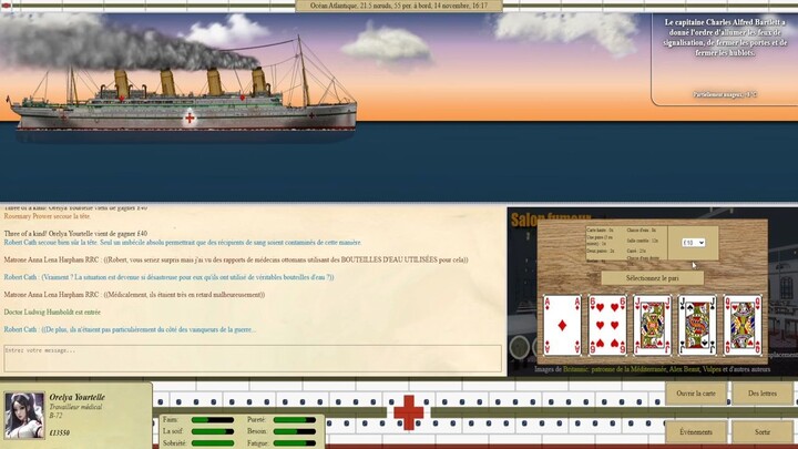 Britannic Voyage RPG 2023 ( Episode 03 ) - Le Coucher Du Soleil Sur Le HMHS Britannic